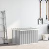 vidaXL Gartenbox Grau 109x67x65 cm