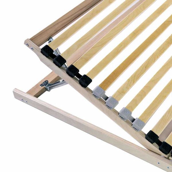 vidaXL Bett-Lattenrost Braun 90 x 190 cm Massivholz Buche