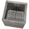 vidaXL Garten-Hochbeete 3-tlg. Poly Rattan Grau