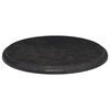 vidaXL Tischplatte Schwarz &Oslash;40x2,5 cm Marmor