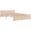 vidaXL Massivholzbett 120x190 cm