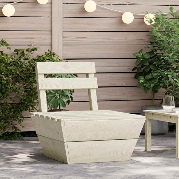 vidaXL Modulares Palettensofa Mittelteil Imprägniertes Fichtenholz