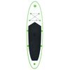 vidaXL Aufblasbares Stand Up Paddle Board Set Grün und Weiß
