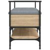 vidaXL Schuhbank Sonoma-Eiche 85,5x42x57,5 cm Holzwerkstoff