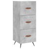 vidaXL Highboard Betongrau 34,5x34x180 cm Holzwerkstoff