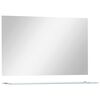 vidaXL Wandspiegel mit Regal 100&times;60 cm Hartglas