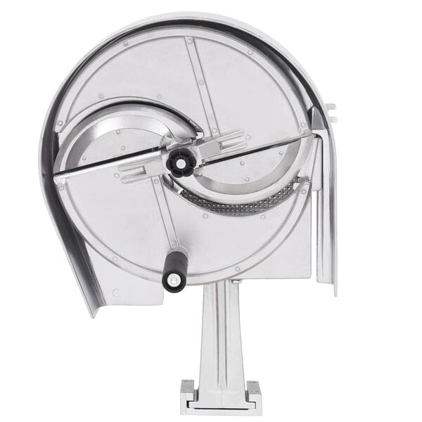 vidaXL Manueller Gem&uuml;seschneider Silbern 22 x 44,5 cm Aluminium