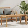 vidaXL Couchtisch Braun 110 x 55 x 45 cm Teak-Massivholz
