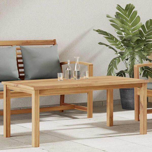 vidaXL Couchtisch Braun 110 x 55 x 45 cm Teak-Massivholz