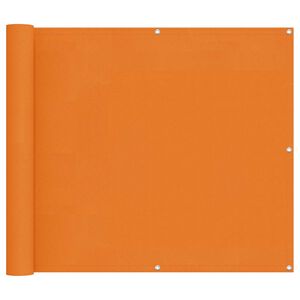 vidaXL Balkonsichtschutz 100 x 200 cm Oxford-Stoff Rechteckig Orange