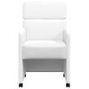 vidaXL Esszimmerstühle 2 pcs Weiß 58 x 65 x 98 cm Kunstleder