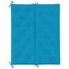 vidaXL Gartenbank-Auflage Hellblau 120x(50+50)x7 cm Oxford-Gewebe