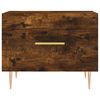 vidaXL Couchtische 2 Stk. R&auml;uchereiche 50x50x40 cm Holzwerkstoff