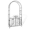 vidaXL Gartentor Rosenbogen Rankgitter Rosens&auml;ule Spalier Pergola