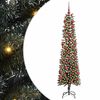 vidaXL K&uuml;nstlicher Weihnachtsbaum mit 300 LEDs mit St&auml;nder Gr&uuml;n 180 cm