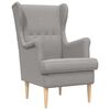 vidaXL Sessel Hellgrau Boucl&eacute;
