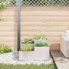 vidaXL Gartenblumentopf Silber 80 x 80 x 48 cm Edelstahl