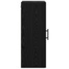 vidaXL Wandschrank Schwarz Eichen-Optik 34,5 x 34 x 90 cm