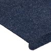 vidaXL Stufenmatten Selbstklebend 15 Stk. 65x24,5x3,5 cm Blau