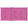 vidaXL Niedriglehner-Auflagen 6 Stk. Rosa Stoff