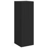 vidaXL Wandmontierter Badezimmerschrank Schwarz 33 x 34,5 x 100 cm