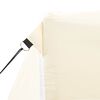 vidaXL Party-Zelt Creme 200 x 200 x 315 cm Oxford-Stoff