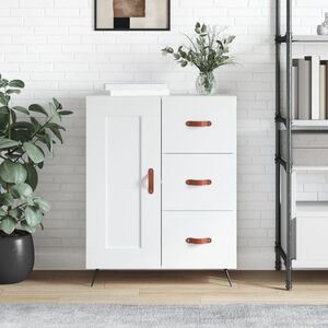 vidaXL Sideboard Wei&szlig; 69,5x34x90 cm Holzwerkstoff