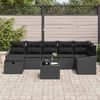 vidaXL Sofa Set mit Kissen 8 pcs Poly-Rattan