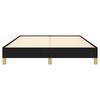 vidaXL Bettgestell ohne Matratze Schwarz 140x190 cm Stoff