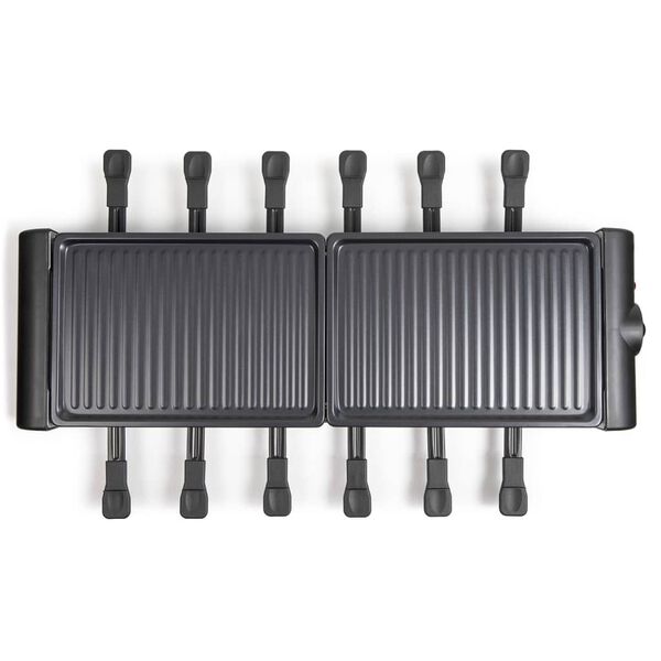 Livoo Raclette-Set 12 Personen 1800 W Schwarz