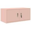 vidaXL Aufbewahrungsschrank Rosa 90 x 40 x 40 cm Stahl