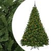 vidaXL K&uuml;nstlicher Weihnachtsbaum Hellgr&uuml;n mit Kugeln 270 cm 600 LEDs