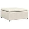 vidaXL Modulares Sofa Fu&szlig;hocker-Modul Creme 100x100x48 cm