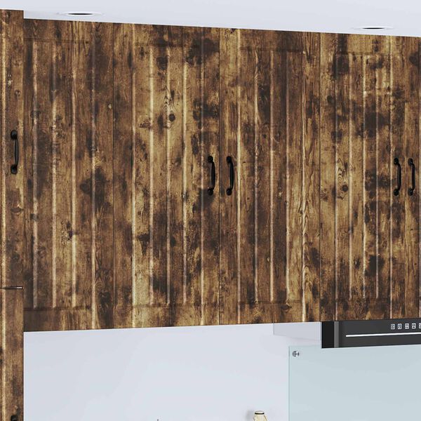 vidaXL K&uuml;chenschrank Ger&auml;ucherte Eiche 80 x 31 x 100 cm Holzwerkstoff