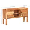 vidaXL Sideboard 116x30x66 cm Akazie Massivholz