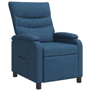 vidaXL Liegesessel Blau Stoff