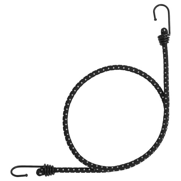 vidaXL Gummiseile Reflektierend mit Haken 10 Stk. 100 cm