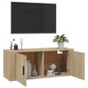 vidaXL TV-Wandschrank Sonoma-Eiche 100x34,5x40 cm