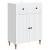 vidaXL Sideboard Wei&szlig; 66 x 34,5 x 90 cm Holzwerkstoff