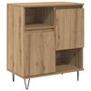 vidaXL Sideboard 3 pcs Artisan-Eiche 60 x 35 x 70 cm