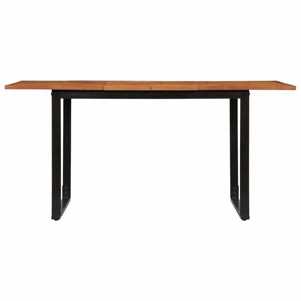 vidaXL Esstisch 160x80x75 cm Massivholz Akazie