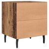 vidaXL Nachttisch 2 pcs Altholz 40 x 35 x 47,5 cm Holzwerkstoff