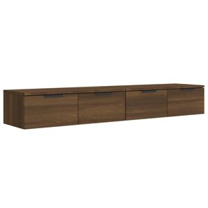 vidaXL Wandschr&auml;nke 2 Stk. Braun Eichen-Optik 68x30x20cm Holzwerkstoff