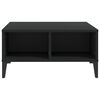 vidaXL Couchtisch Schwarz 60x60x30 cm Holzwerkstoff