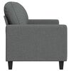 vidaXL 2-Sitzer-Sofa Dunkelgrau 120 cm Stoff
