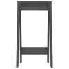 vidaXL Hocker 2 Stk. Grau 40x40x75 cm Massivholz Kiefer