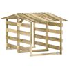 vidaXL Pergolen mit Dach 2 Stk. 100x90x100 cm Kiefernholz Impr&auml;gniert
