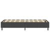 vidaXL Boxspring-Bettgestell Grau Stoff 100x200 cm
