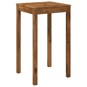 vidaXL Gartenbar-Tisch Natur 60 x 60,5 x 105 cm Massivholz Akazie