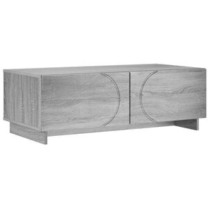vidaXL Couchtisch Sonoma-Grau 102 x 50,5 x 35 cm Holzwerkstoff